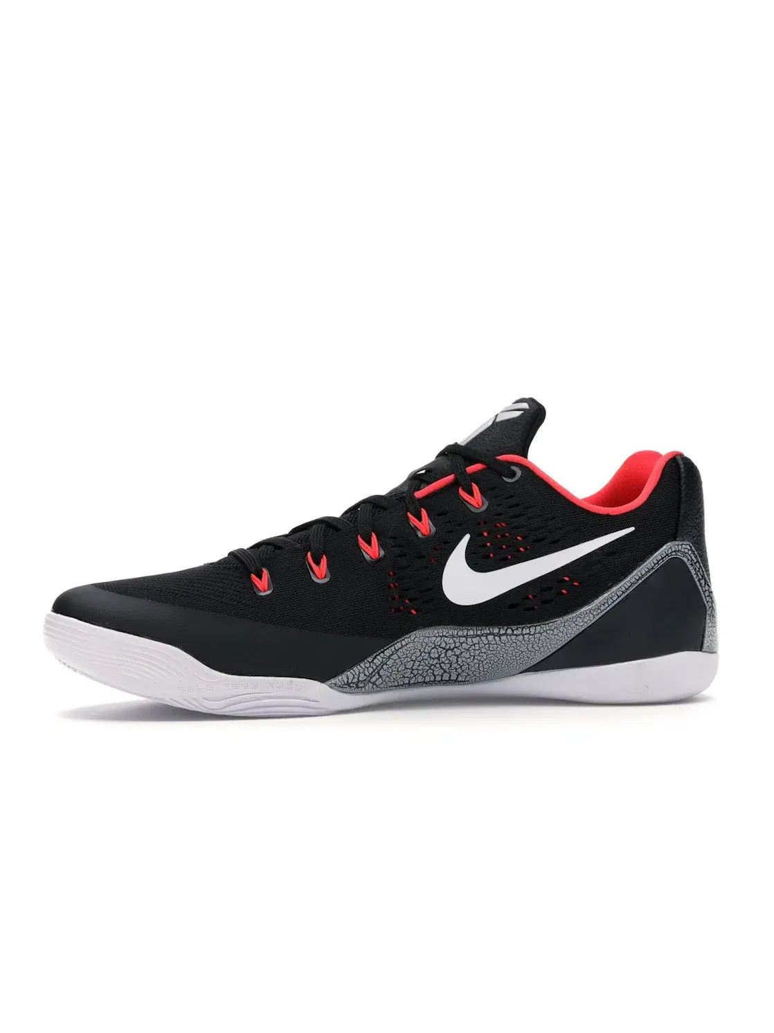 Мужские кроссовки для баскетбола Nike Kobe 9 EM Low — изображение 3 из 4, черный/белый--серый