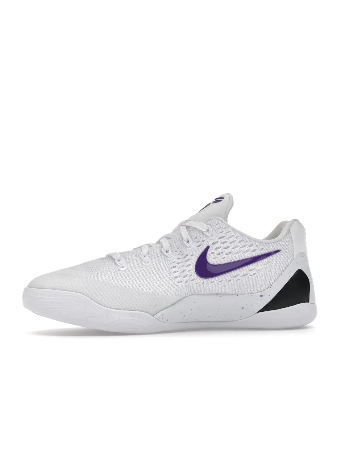 Детские кроссовки для баскетбола Nike Kobe 9 EM Low TB — изображение 3 из 4, белый фиолетовый белый