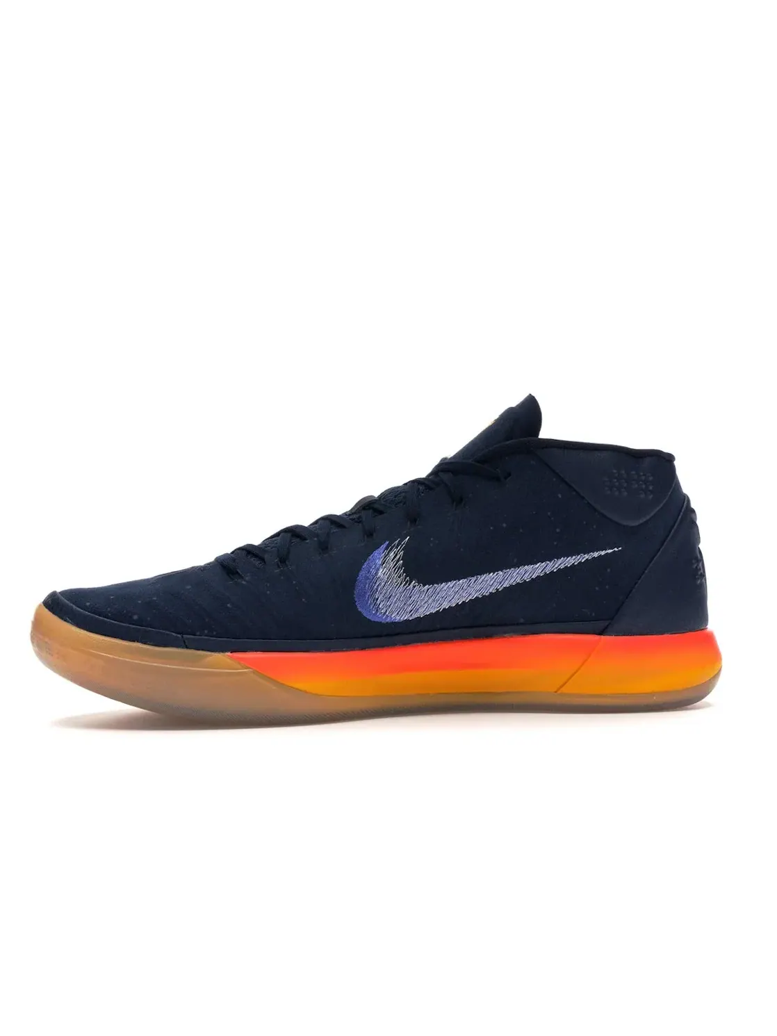 Мужские кроссовки для баскетбола с системой шнуровки Nike Kobe A.D. Mid — изображение 3 из 4, белый-синий