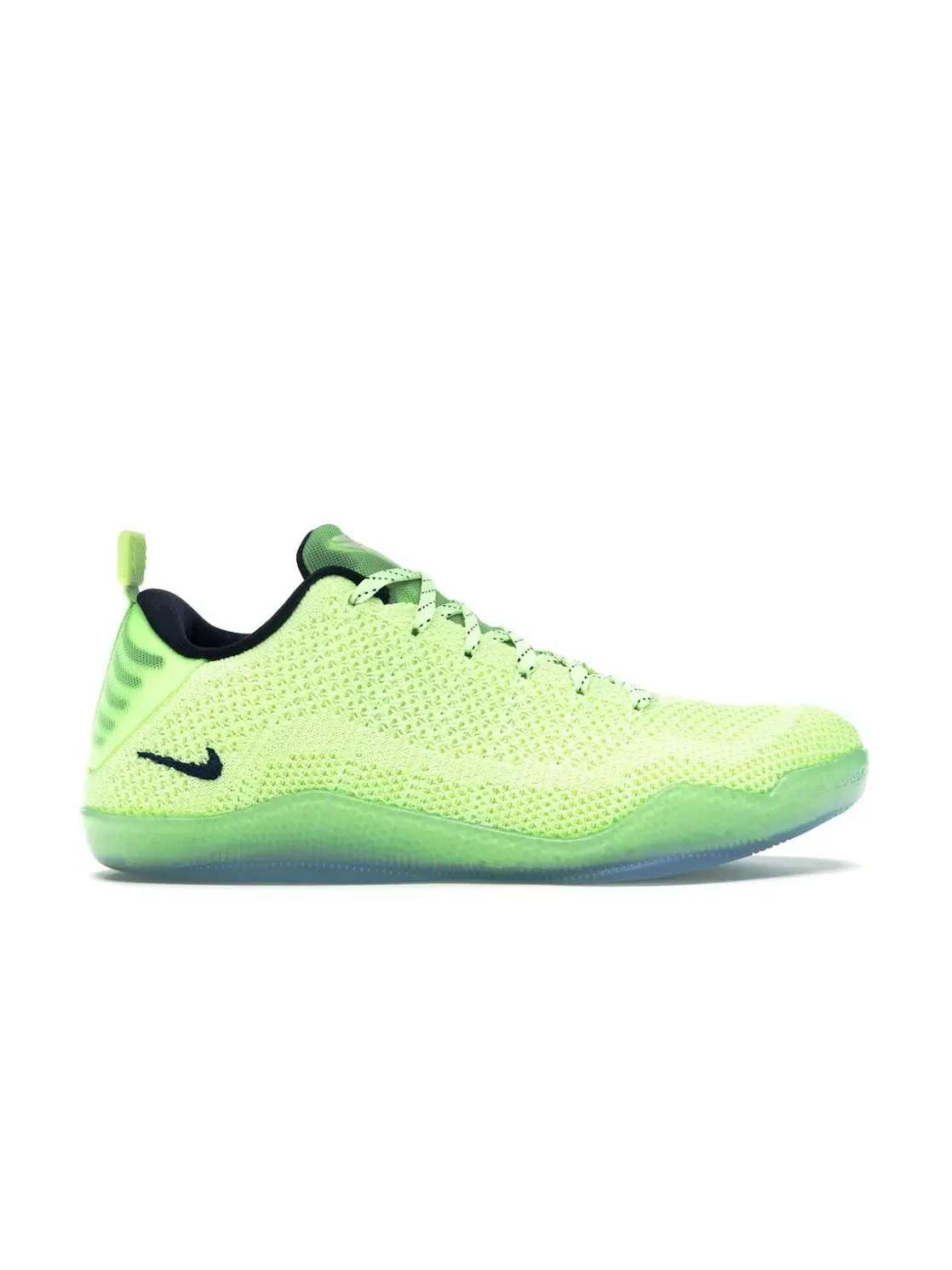 Мужские кроссовки для баскетбола с принтом Nike Kobe Elite Low 4KB Nike, Liquid Lime/Dark Obsidian-Liquid Lime