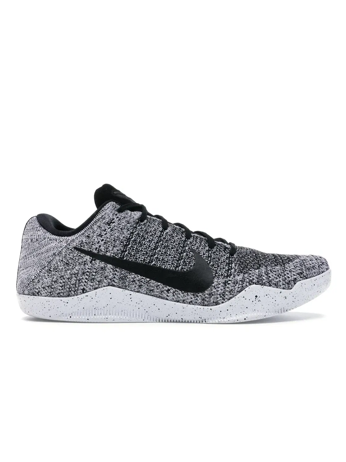 Мужские кроссовки с технологией Flyknit Nike Kobe 11 Elite Low — изображение 1 из 4, белый/черный