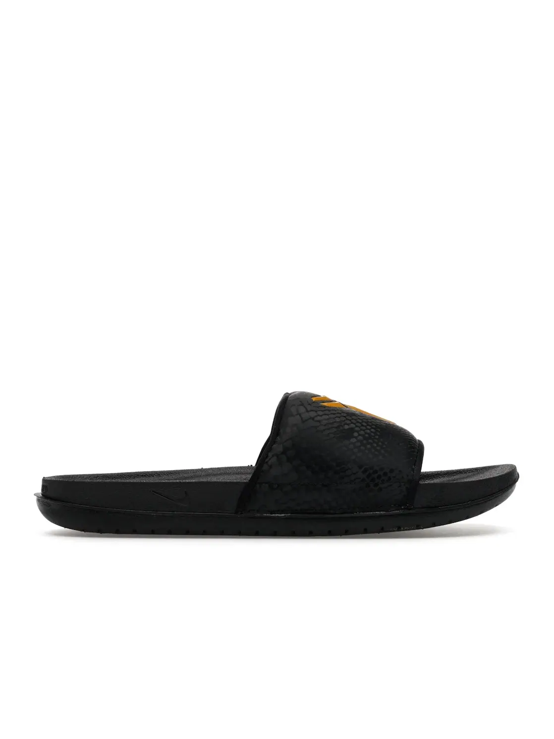 Мужские сланцы с логотипом Nike Kobe Offcourt Slide Nike — изображение 1 из 4, черный золотистый