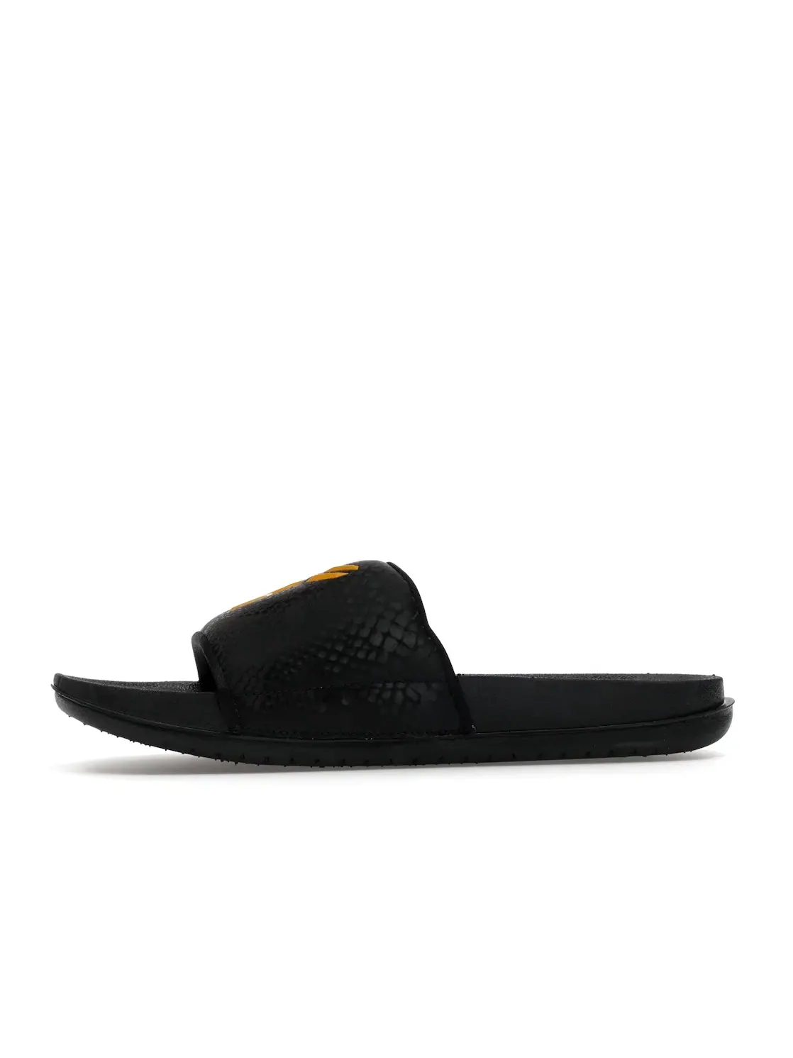 Мужские сланцы с логотипом Nike Kobe Offcourt Slide Nike — изображение 3 из 4, черный золотистый