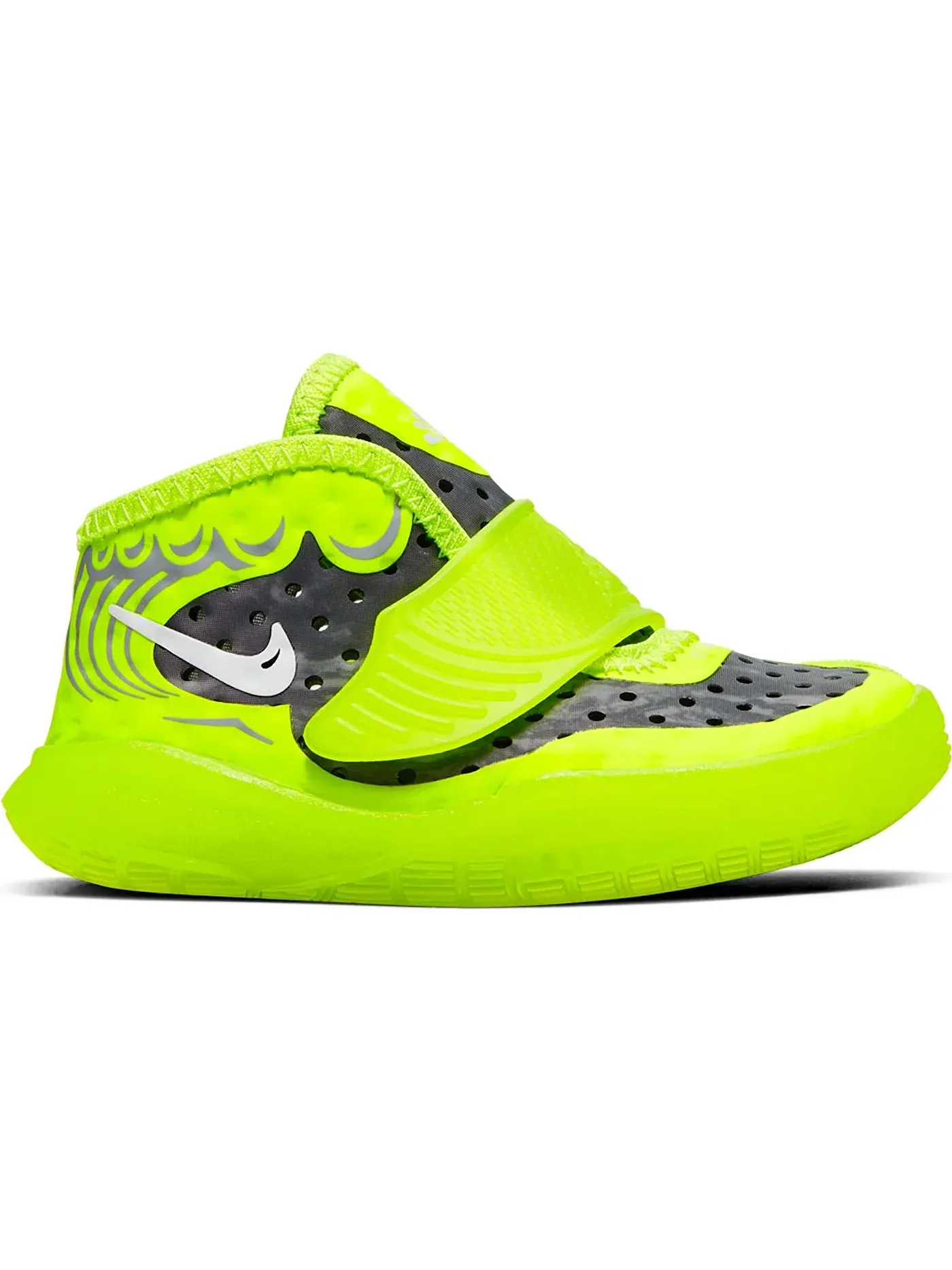 Детские кроссовки для мальчиков с принтом Nike Ky-Breezy Nike — изображение 1 из 1, серый/-черный