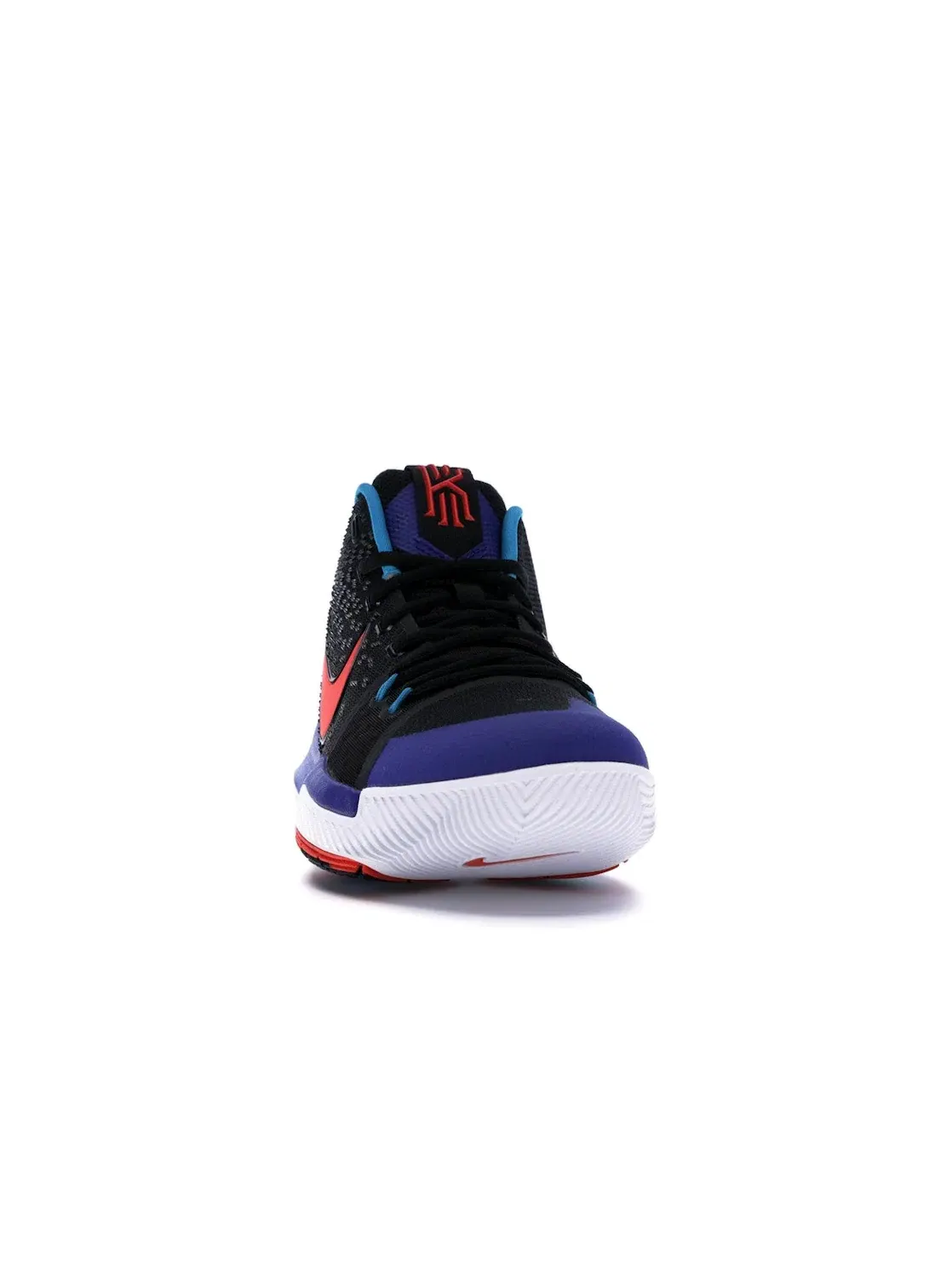 Мужские кроссовки с ретро-дизайном Nike Kyrie 3 Kyrache Light Nike — изображение 2 из 4, черный/оранжевый