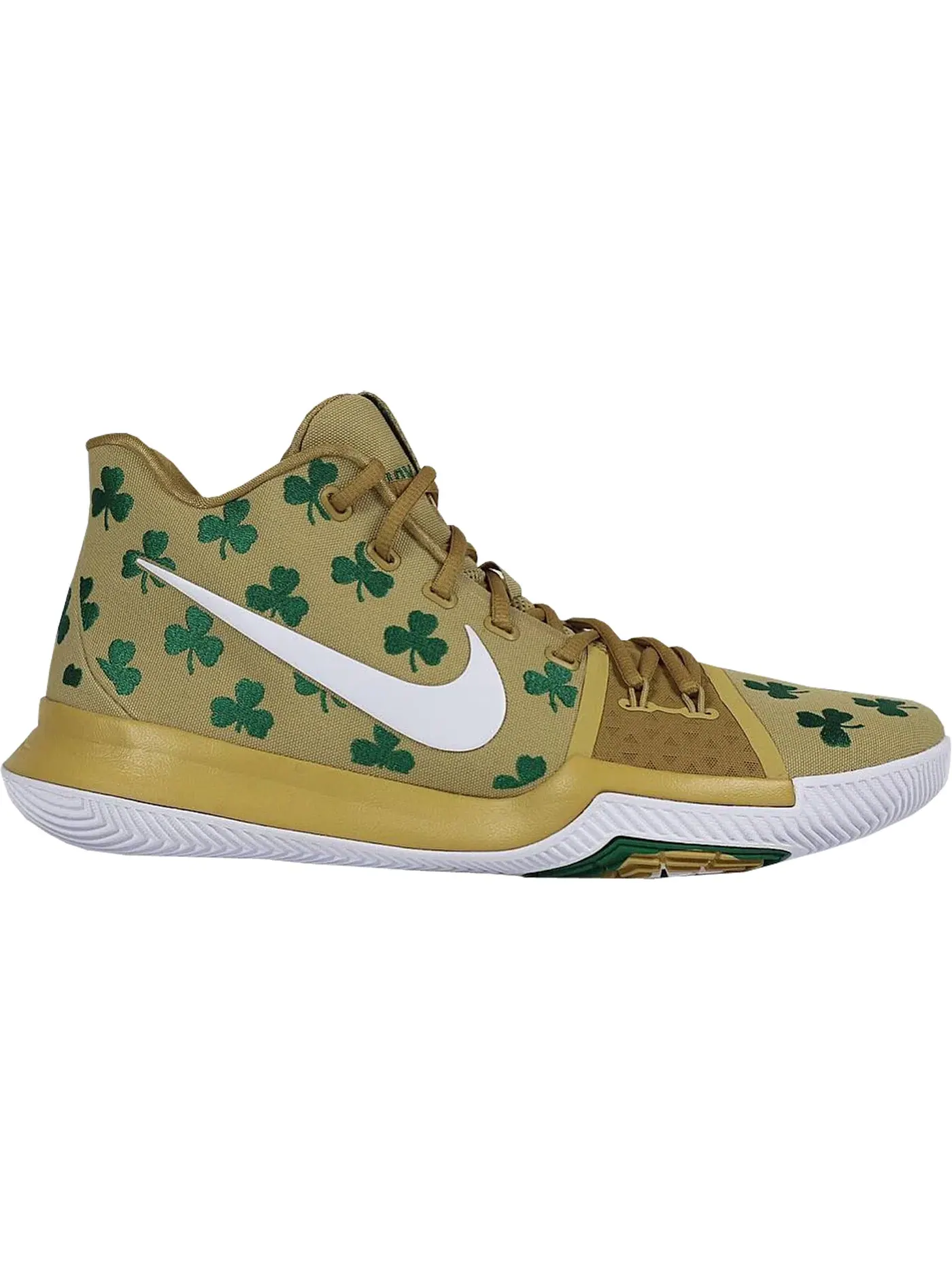 Мужские баскетбольные кроссовки Nike Kyrie 3 — изображение 1 из 1, золотистый/белый