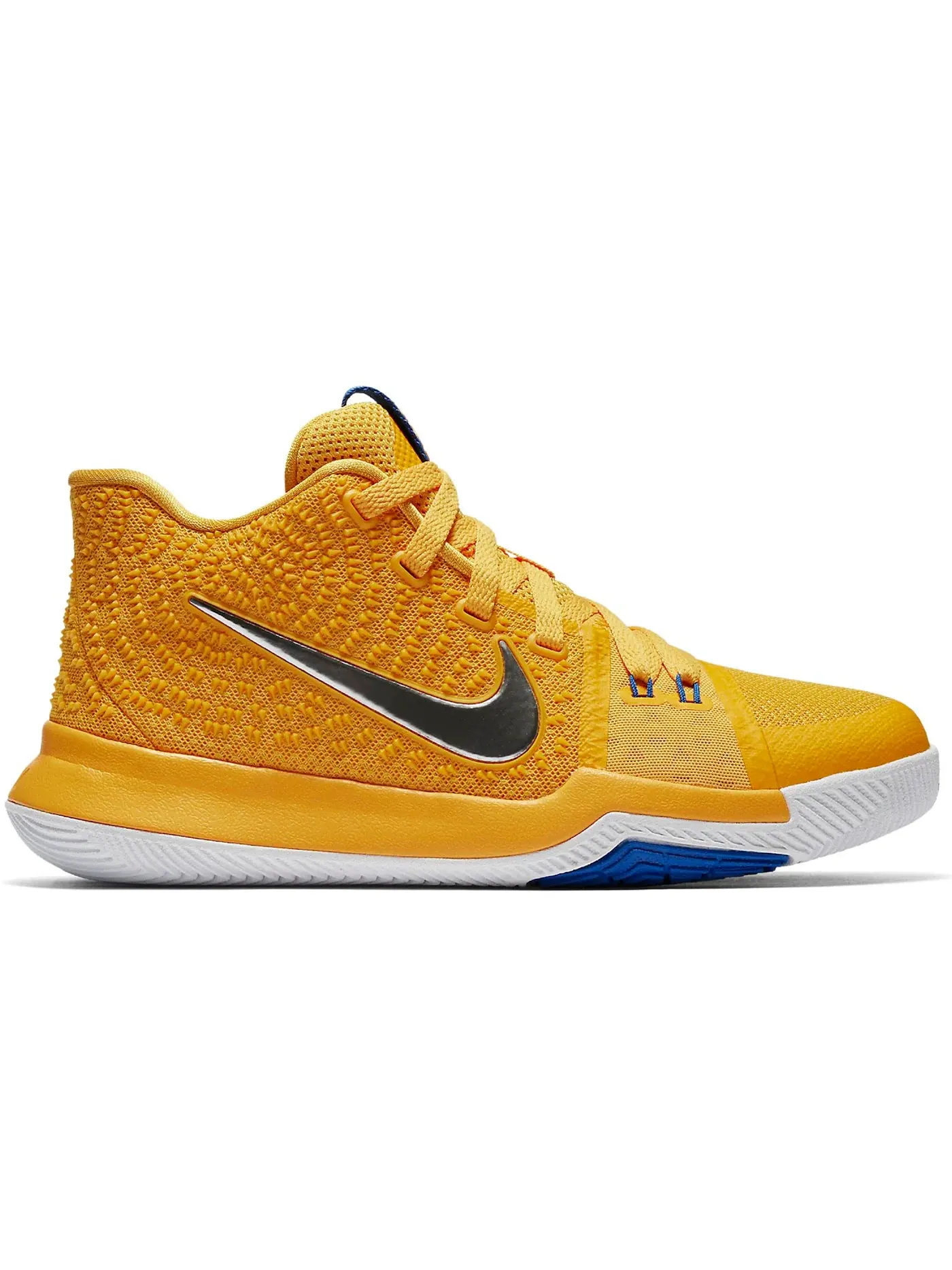 Детские кроссовки для мальчиков баскетбольные Nike Kyrie 3 — изображение 1 из 1, золотистый/-белый