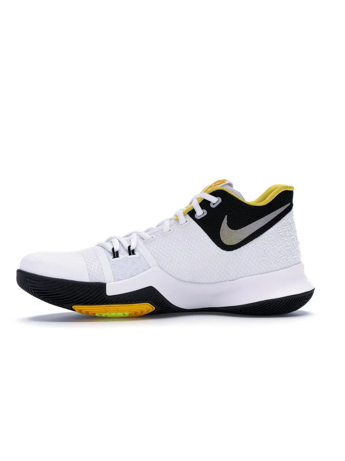 Мужские кроссовки для баскетбола Nike Kyrie 3 — изображение 3 из 4, белый/белый--черный