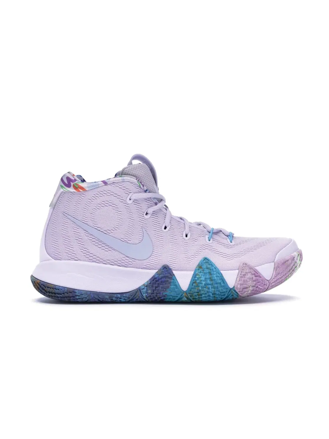 Мужские баскетбольные кроссовки с принтом Kyrie 4 Decades Pack 90s Nike — изображение 1 из 4, белый/мульти