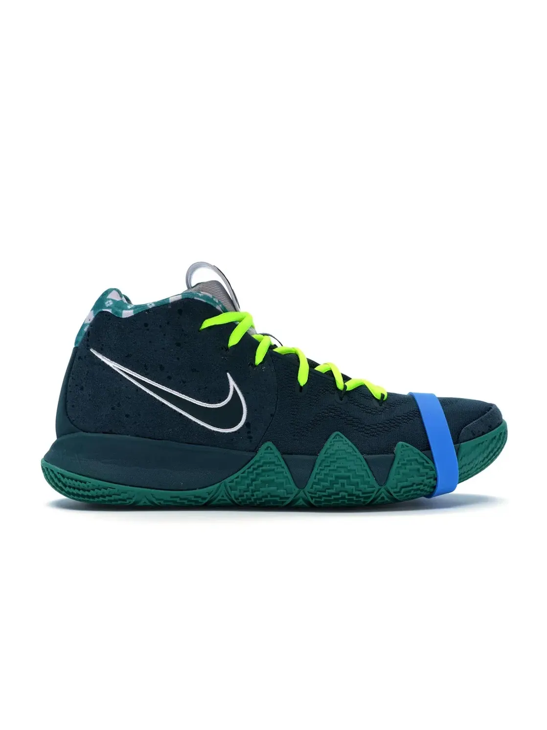 Мужские кроссовки для баскетбола Nike Kyrie 4 — изображение 1 из 4, глубокий/белый-зеленый