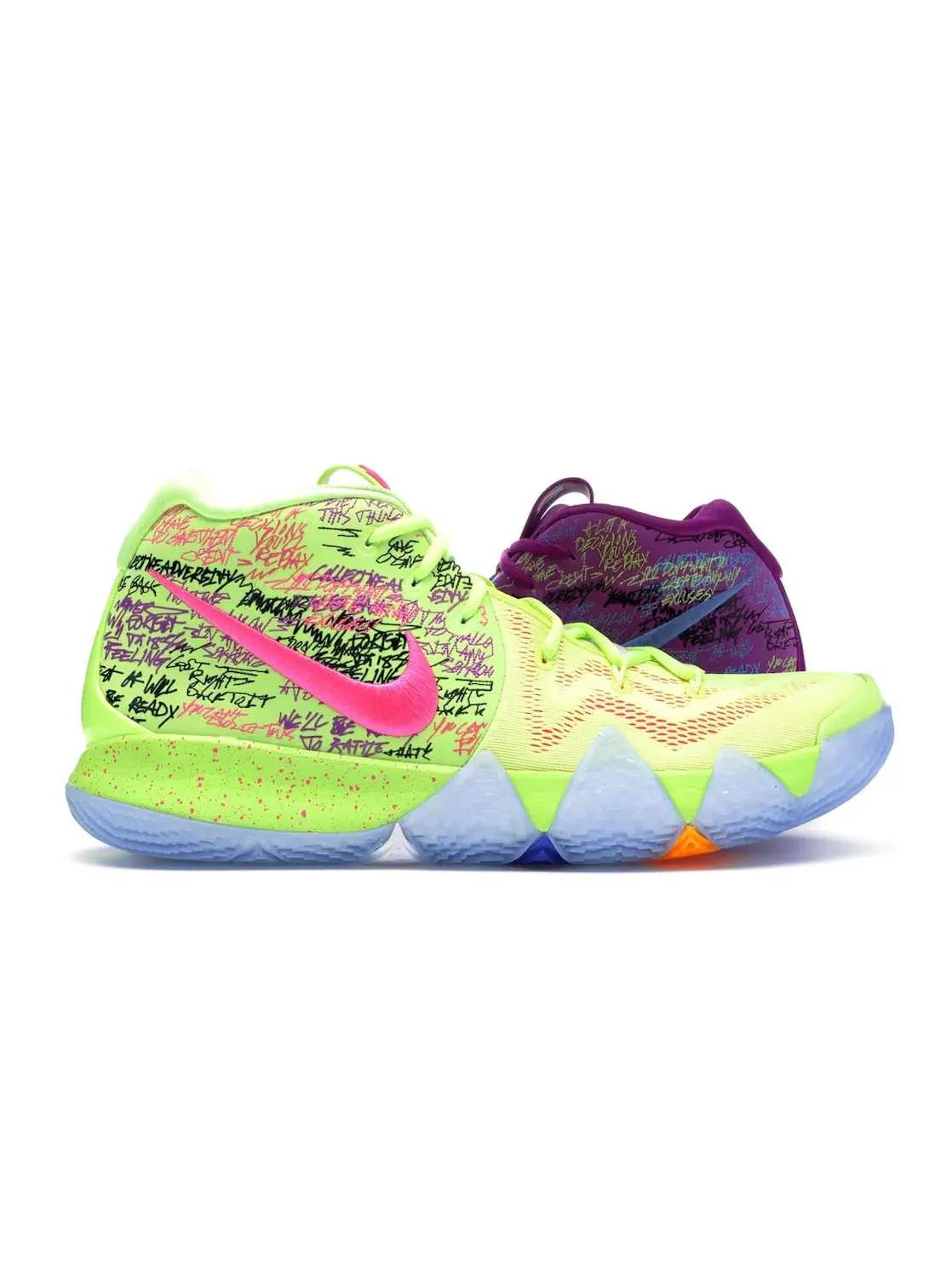 Мужские баскетбольные кроссовки с принтом Nike Kyrie 4 Nike — изображение 1 из 4, мульти