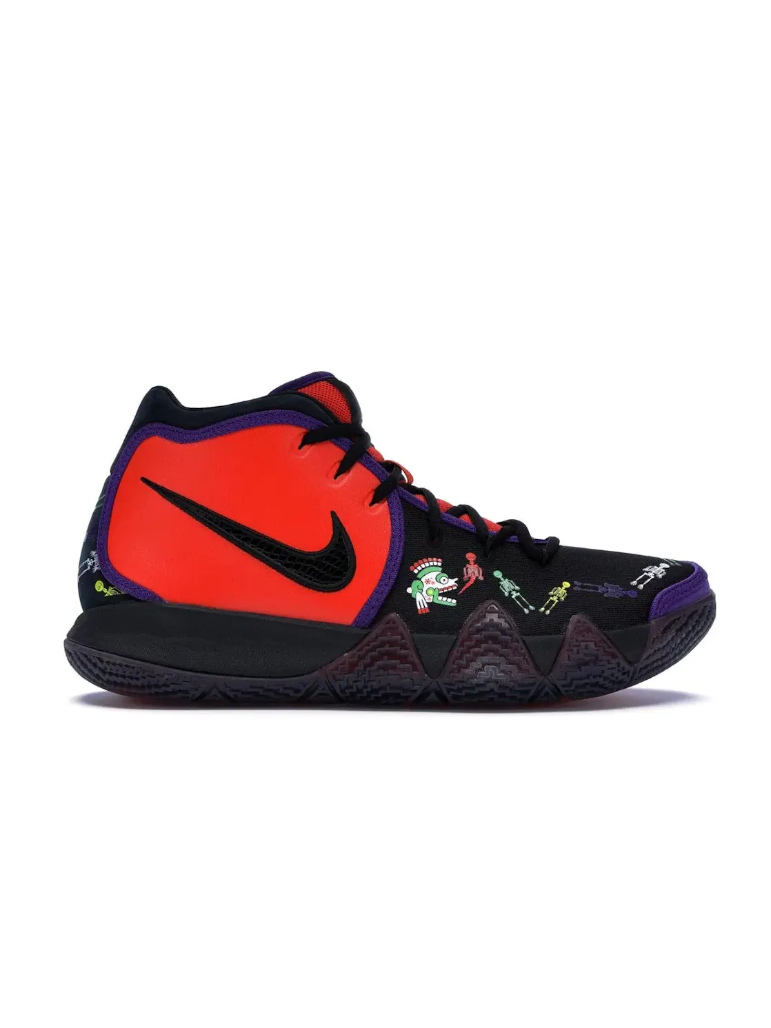 Мужские кроссовки с принтом Nike Kyrie 4 — изображение 1 из 4, оранжевый/черный-мульти