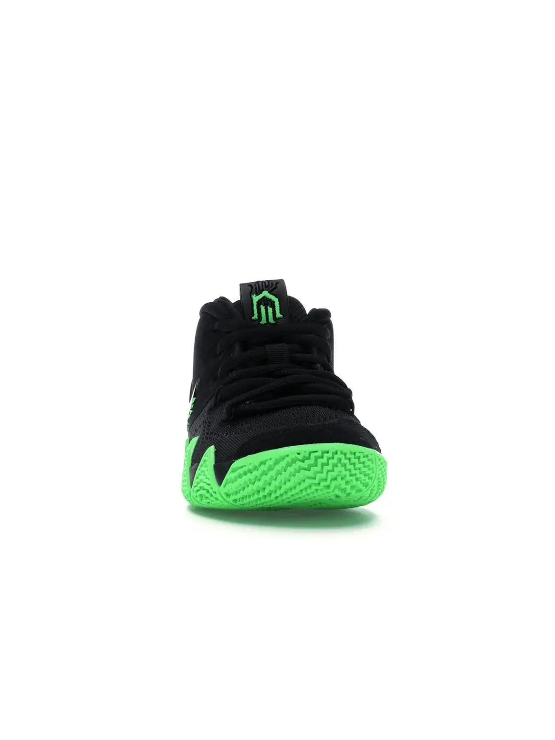 Детские баскетбольные кроссовки с высоким голенищем Nike Kyrie 4 — изображение 2 из 4, черный/зеленый