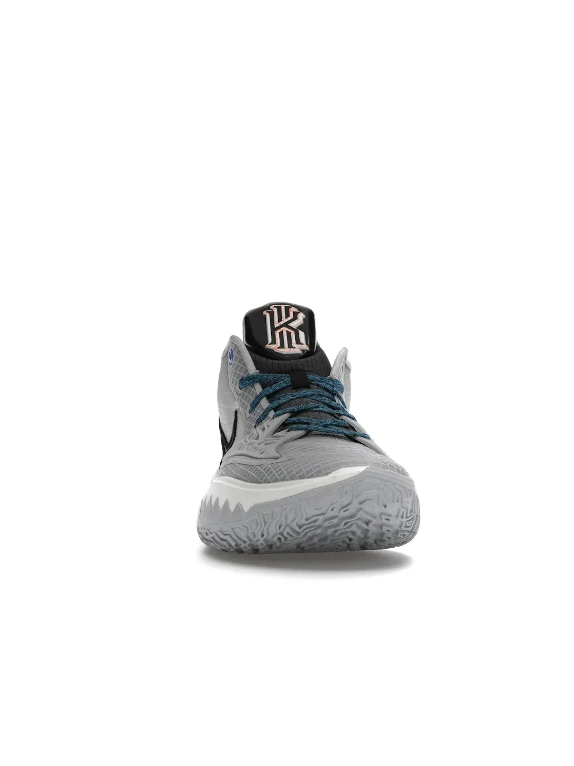 Мужские баскетбольные кроссовки с низким верхом Nike Kyrie 4 Low — изображение 2 из 4, серый//оранжевый/черный
