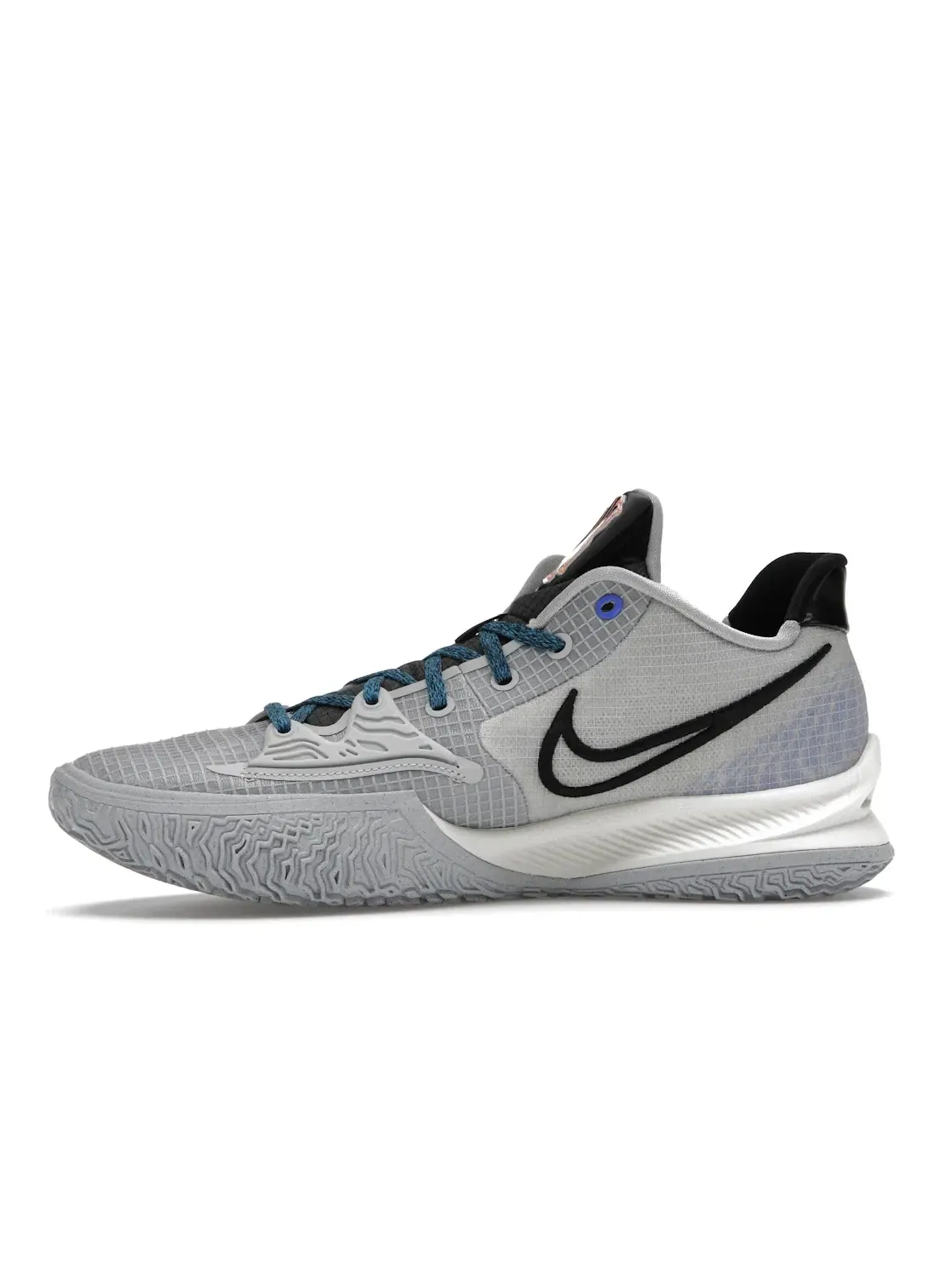 Мужские баскетбольные кроссовки с низким верхом Nike Kyrie 4 Low — изображение 3 из 4, серый//оранжевый/черный