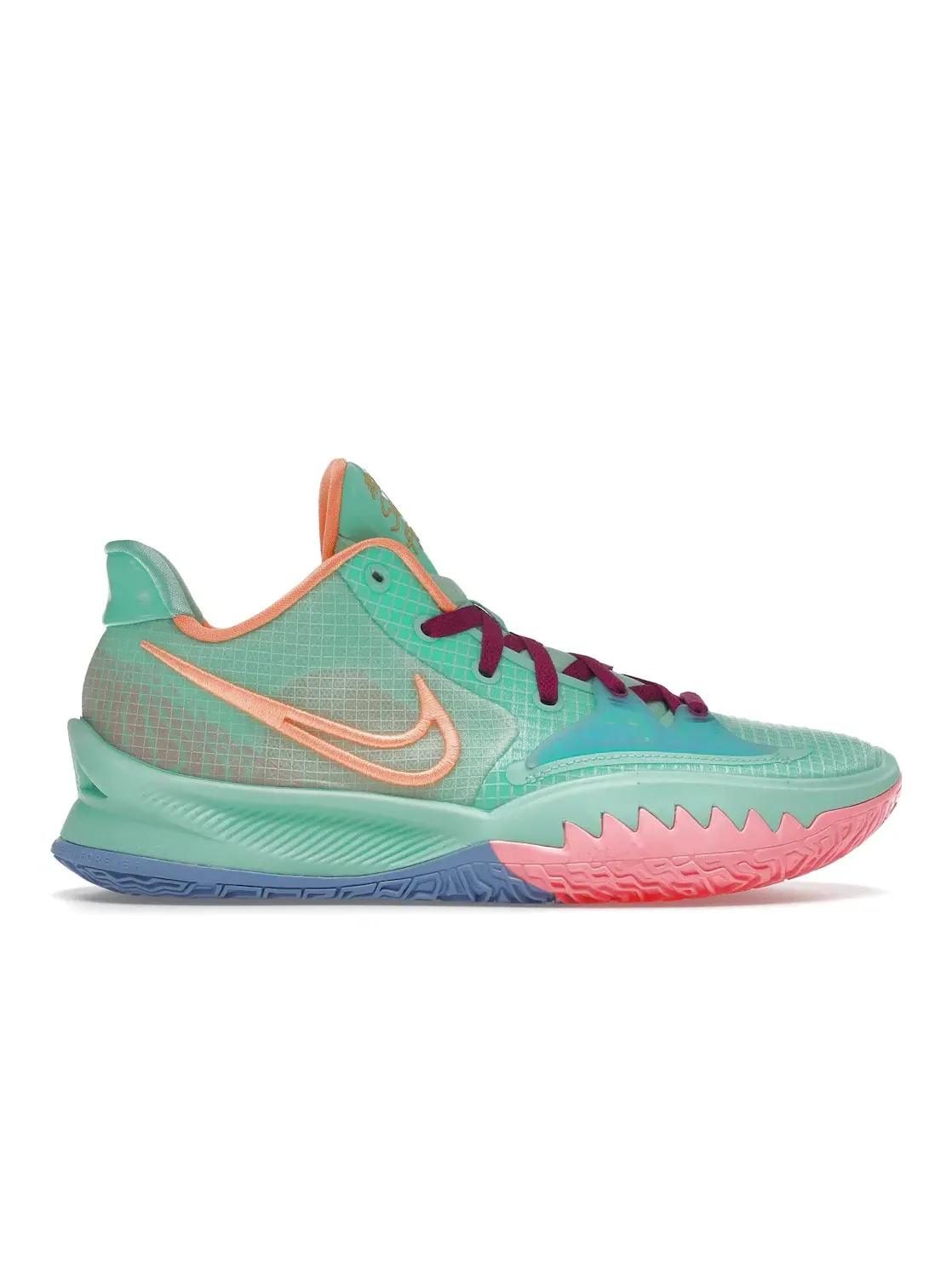Мужские кроссовки с принтом Nike Kyrie 4 Low — изображение 1 из 4, зеленый/-синий