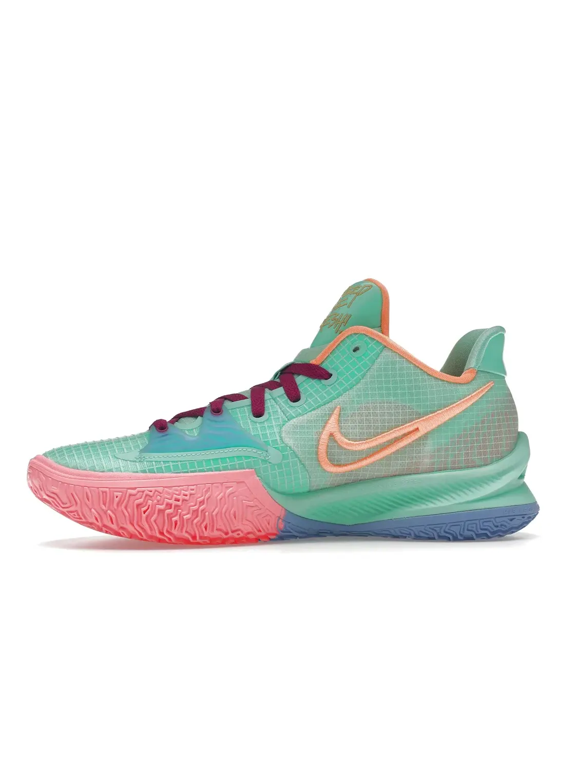 Мужские кроссовки с принтом Nike Kyrie 4 Low — изображение 3 из 4, зеленый/-синий