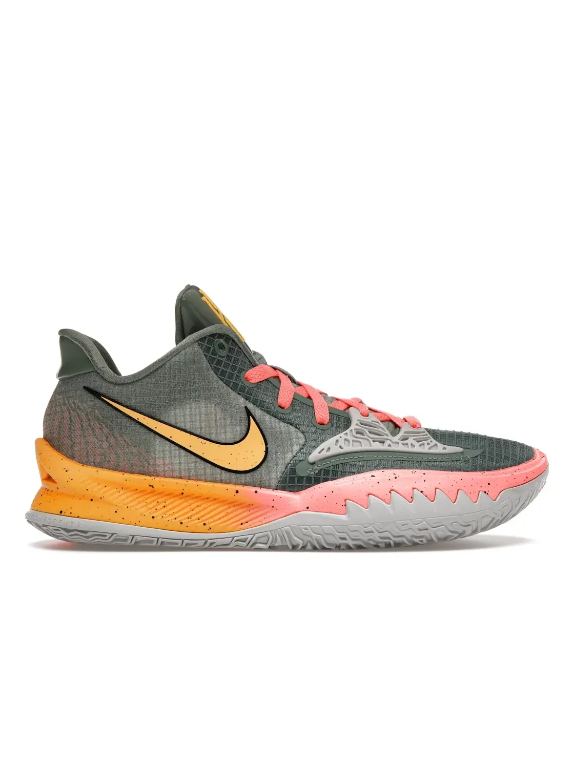 Мужские баскетбольные кроссовки Nike Kyrie 4 Low — изображение 1 из 4, зеленый/яркий-оранжевый