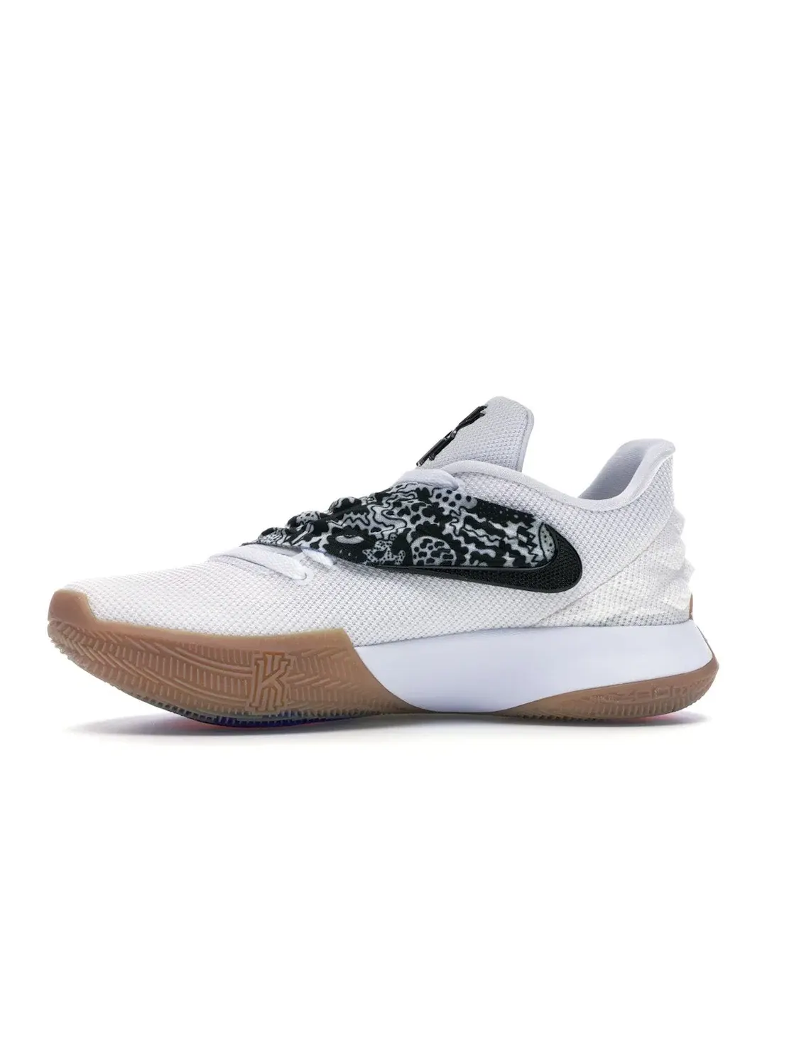 Мужские кроссовки для баскетбола Nike Kyrie 4 Low — изображение 3 из 4, белый/черный