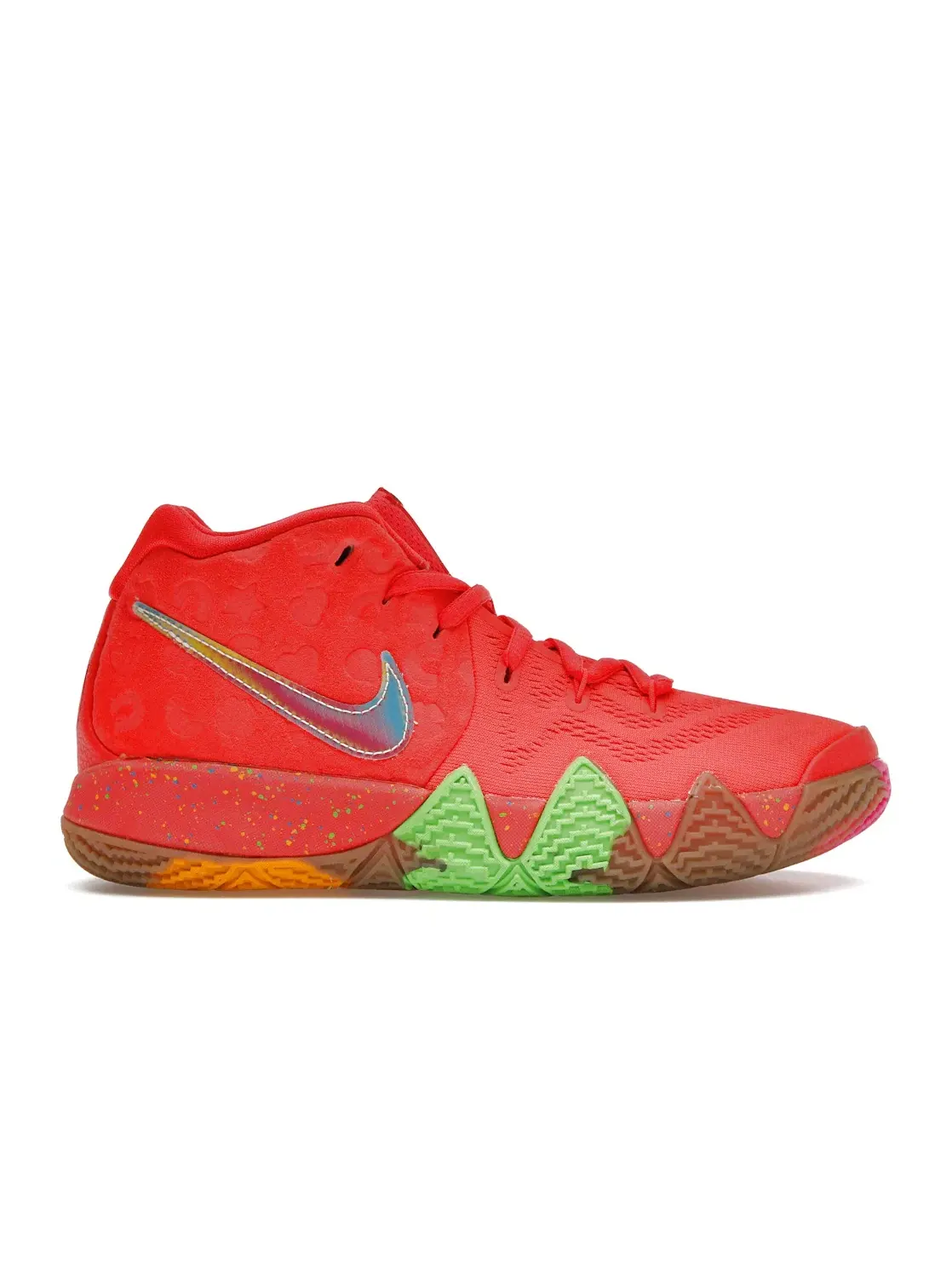 Детские кроссовки для мальчиков и девочек с принтом Nike Kyrie 4 Nike — изображение 1 из 4, яркий/мульти
