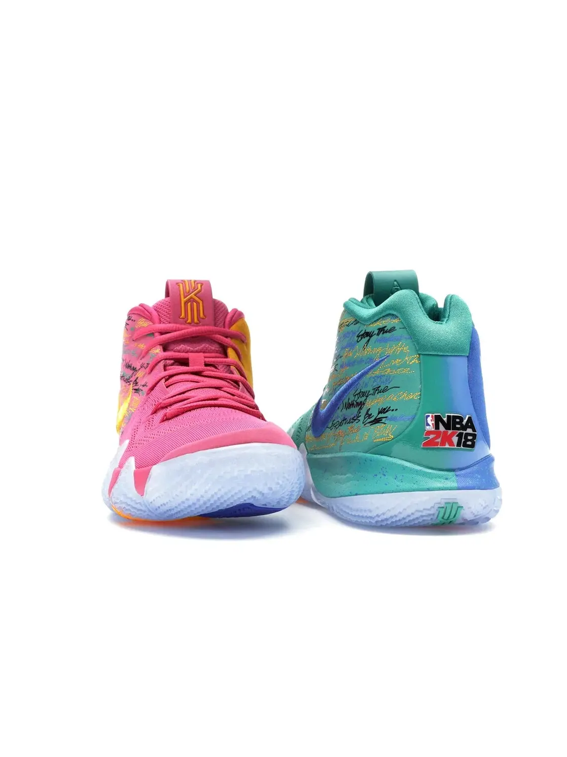 Мужские кроссовки для баскетбола Nike Kyrie 4 NBA 2K18 — изображение 2 из 4, мульти-/мульти