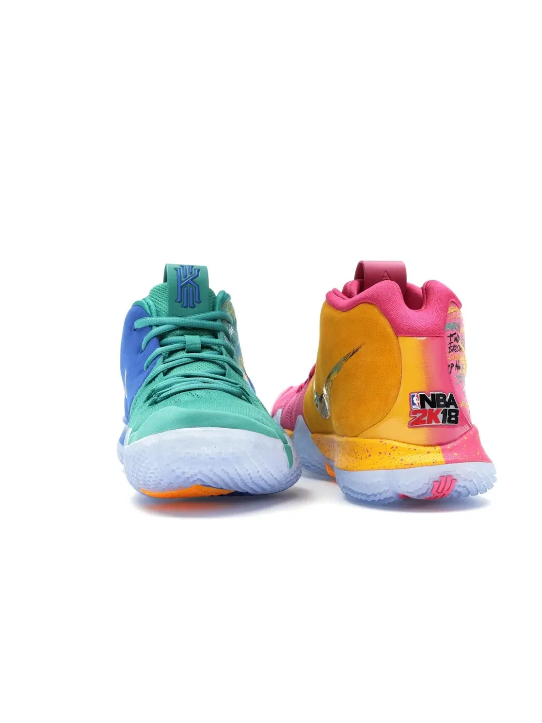 Мужские кроссовки для баскетбола Nike Kyrie 4 NBA 2K18 — изображение 4 из 4, мульти-/мульти