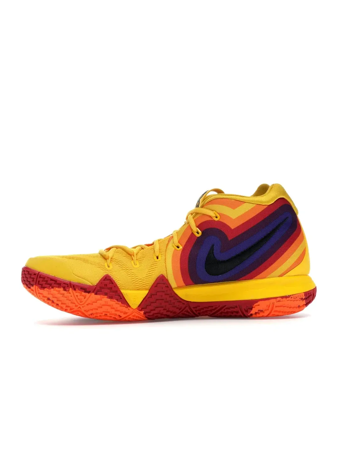 Мужские баскетбольные кроссовки с амортизацией Nike Kyrie 4 — изображение 3 из 4, черный