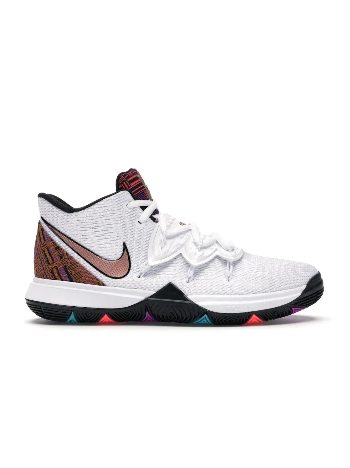 Детские кроссовки для баскетбола Nike Kyrie 5 — изображение 1 из 4, белый/мульти