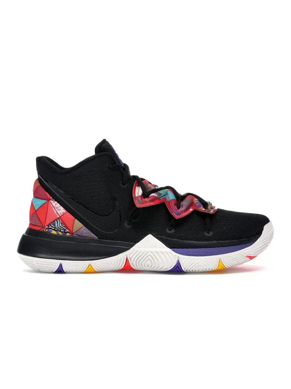 Мужские кроссовки баскетбольные Nike Kyrie 5 — изображение 1 из 4, черный/мульти