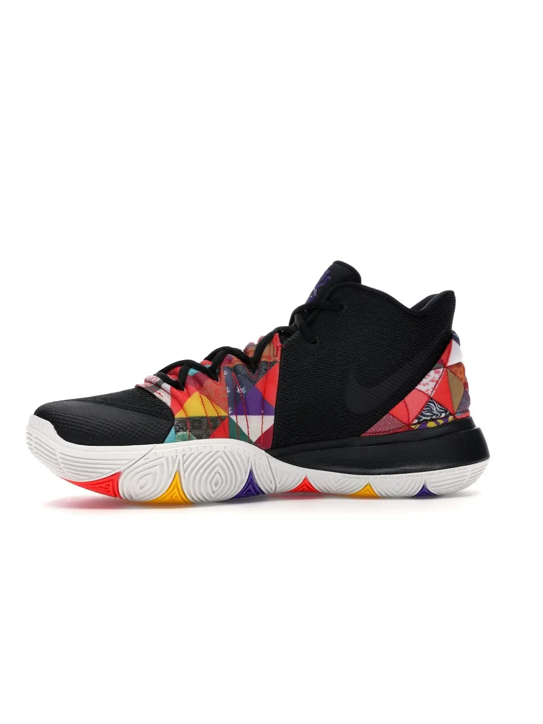 Мужские кроссовки баскетбольные Nike Kyrie 5 — изображение 3 из 4, черный/мульти