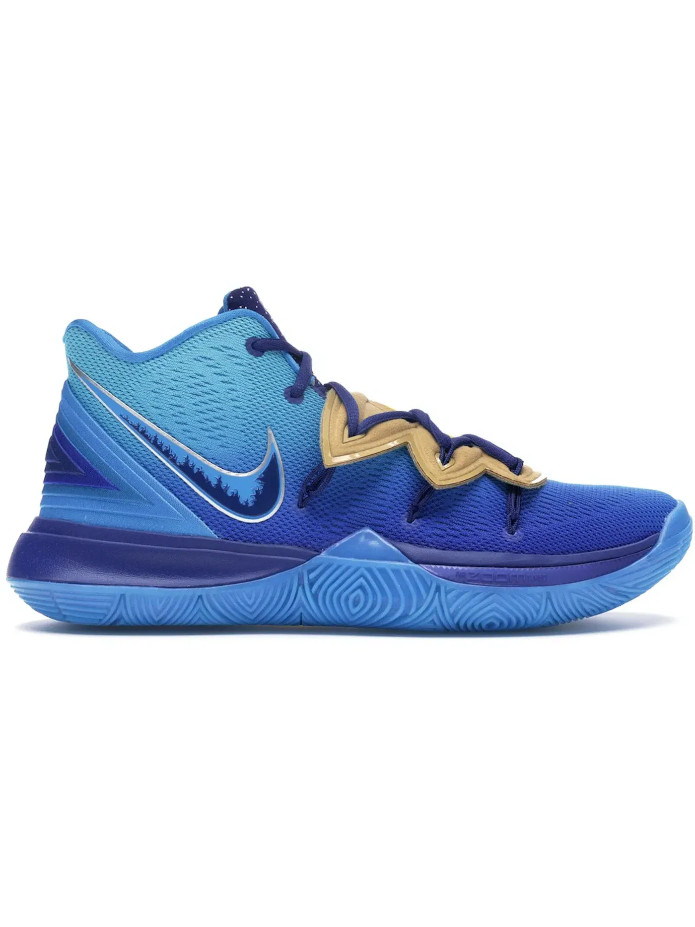 Мужские кроссовки для баскетбола с принтом Nike Kyrie 5 Concepts Orion's Belt Nike — изображение 1 из 2, синий/бежевый-синий