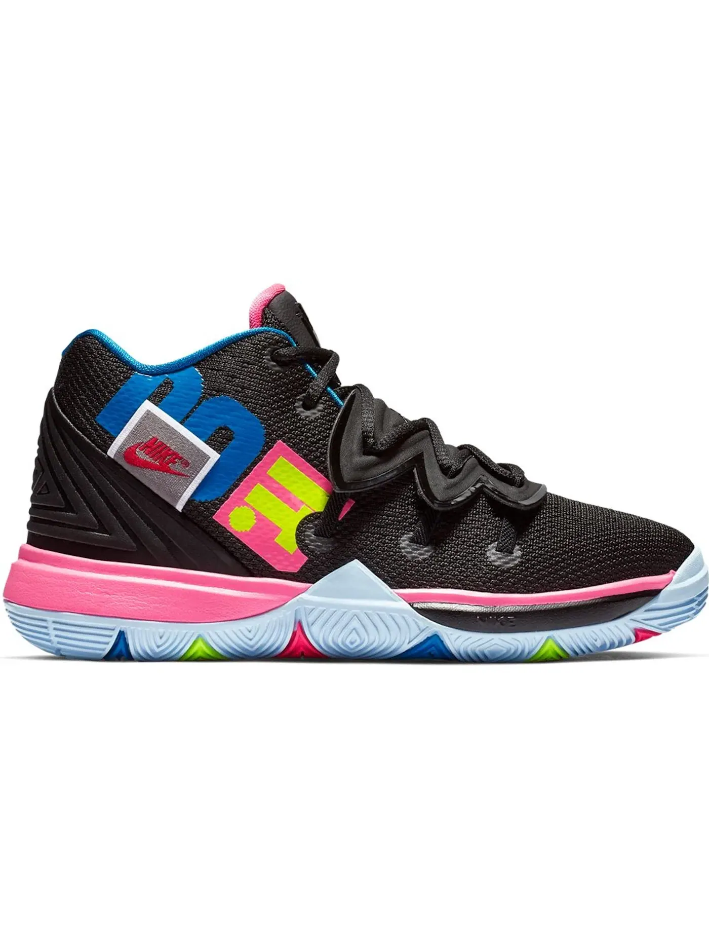 Детские кроссовки для мальчиков Nike Kyrie 5 — изображение 1 из 1, черный/-розовый