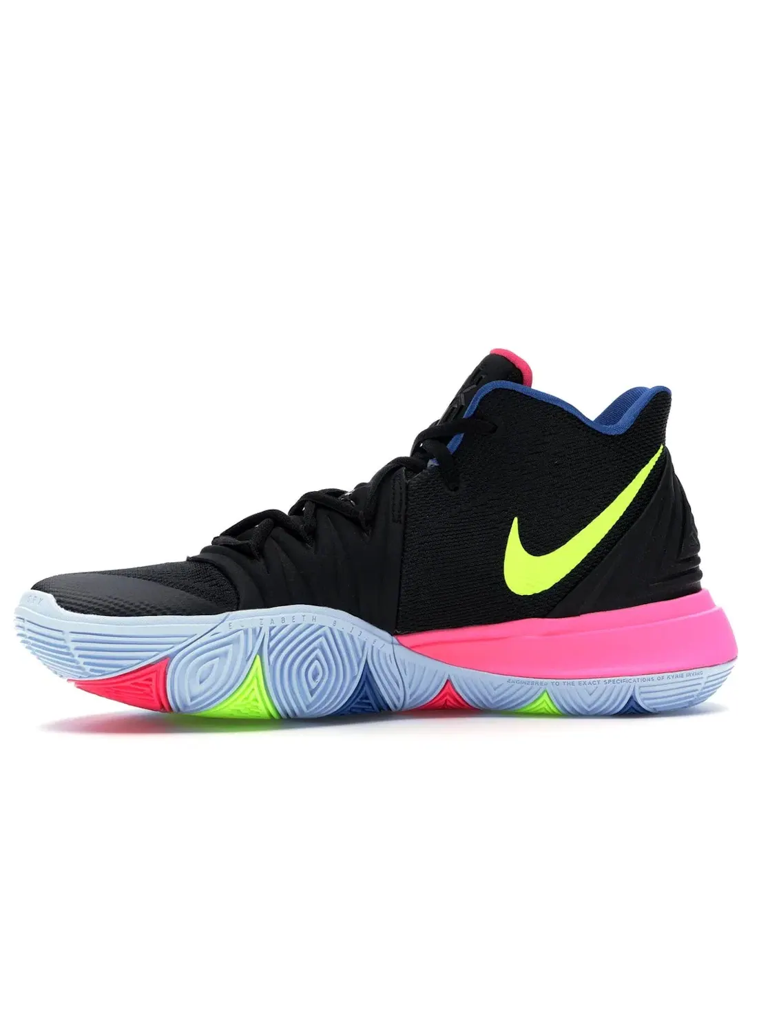 Мужские баскетбольные кроссовки с подошвой Zoom Nike Kyrie 5 Nike — изображение 3 из 4, черный/-розовый