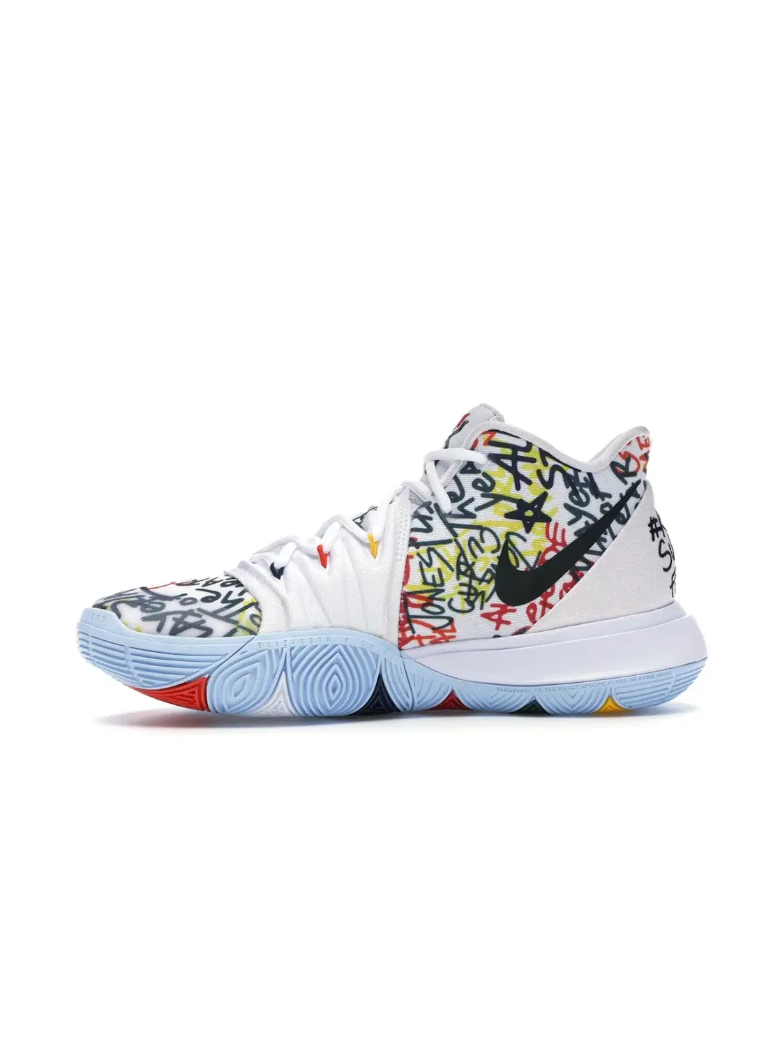 Мужские кроссовки баскетбольные Nike Kyrie 5 Keep Sue Fresh — изображение 3 из 4, белый/мульти