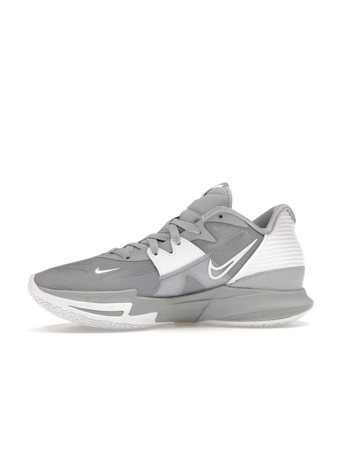 Мужские баскетбольные кроссовки с кроем низкий Nike Kyrie 5 Low TB Nike — изображение 3 из 4, серый/серый/белый