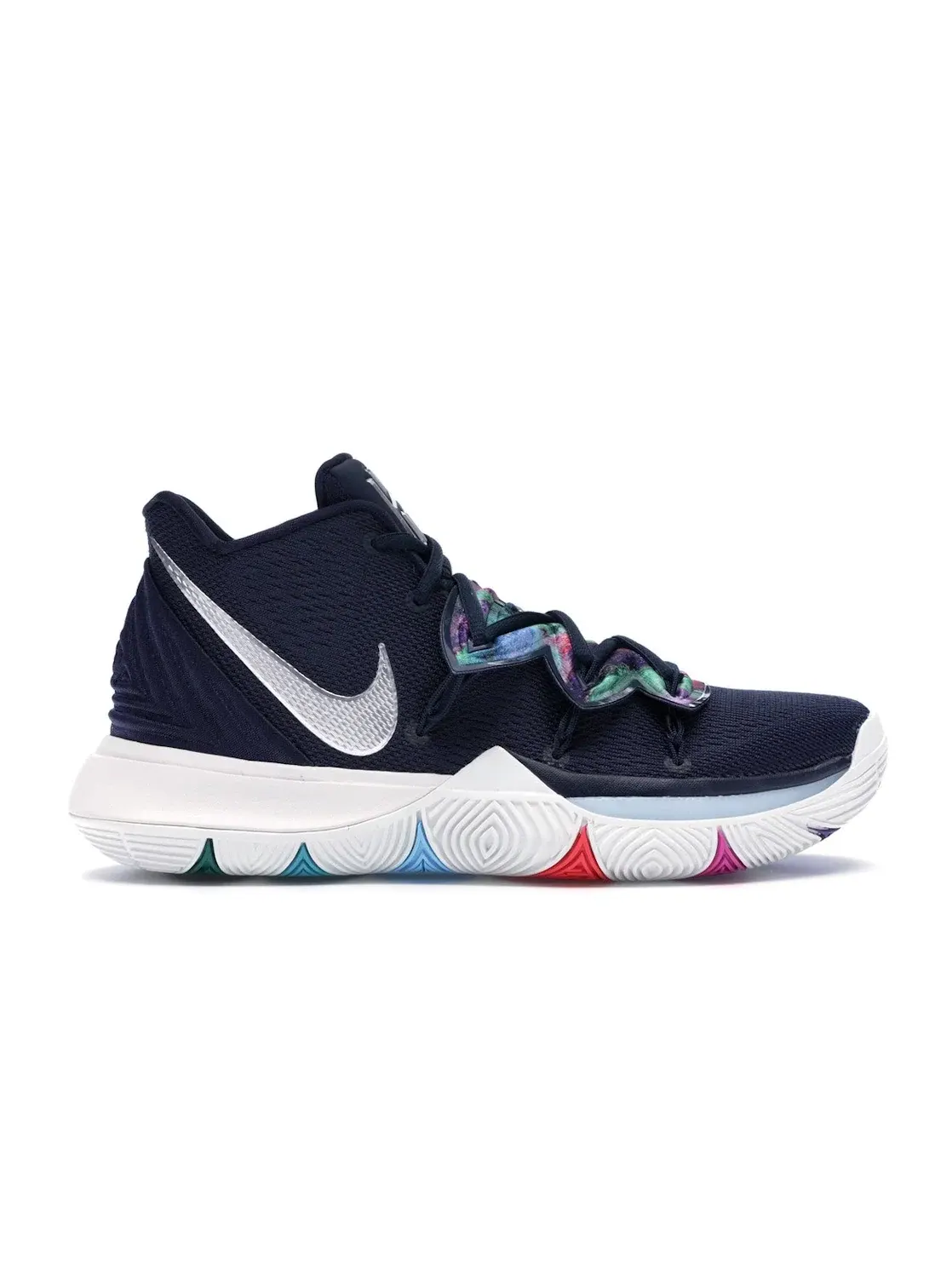 Мужские кроссовки для баскетбола с разноцветными акцентами Nike Kyrie 5 — изображение 1 из 4, мульти