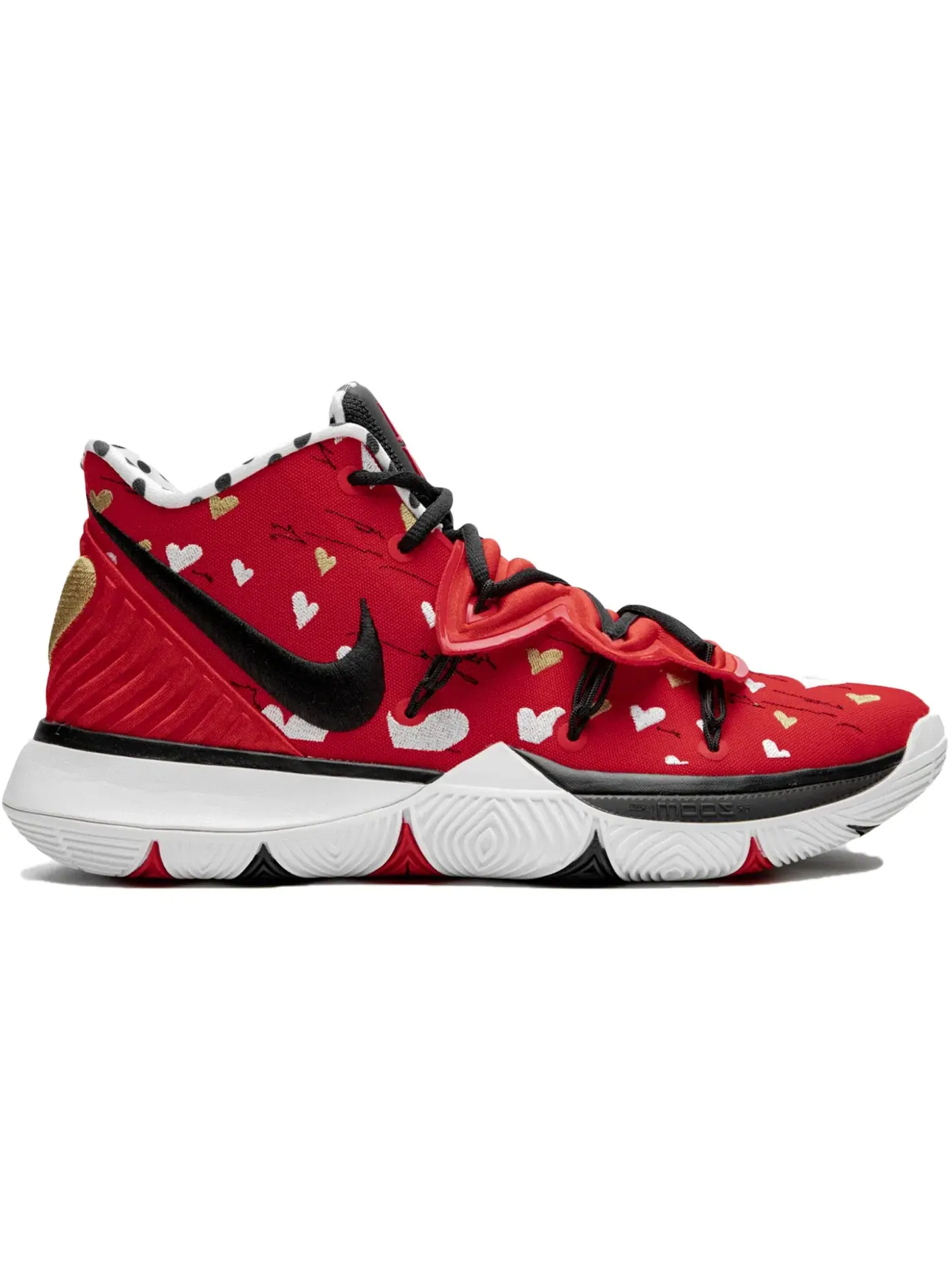 Мужские кроссовки с принтом Nike Kyrie 5 — изображение 1 из 1, красный/черный-белый