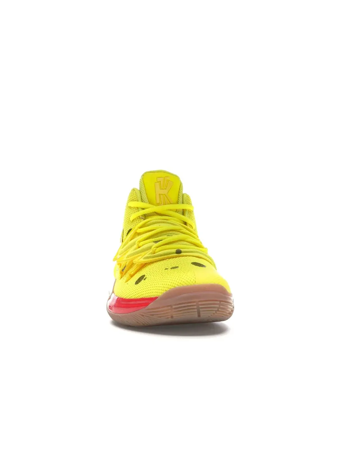 Детские кроссовки для мальчиков с дизайном Nike Kyrie 5 Spongebob Nike — изображение 2 из 4, желтый