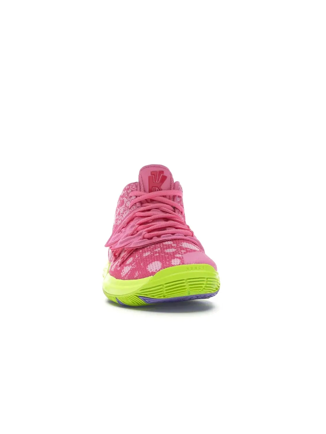 Детские кроссовки для мальчиков с принтом Nike Kyrie 5 SpongeBob Patrick — изображение 2 из 4, розовый/красный