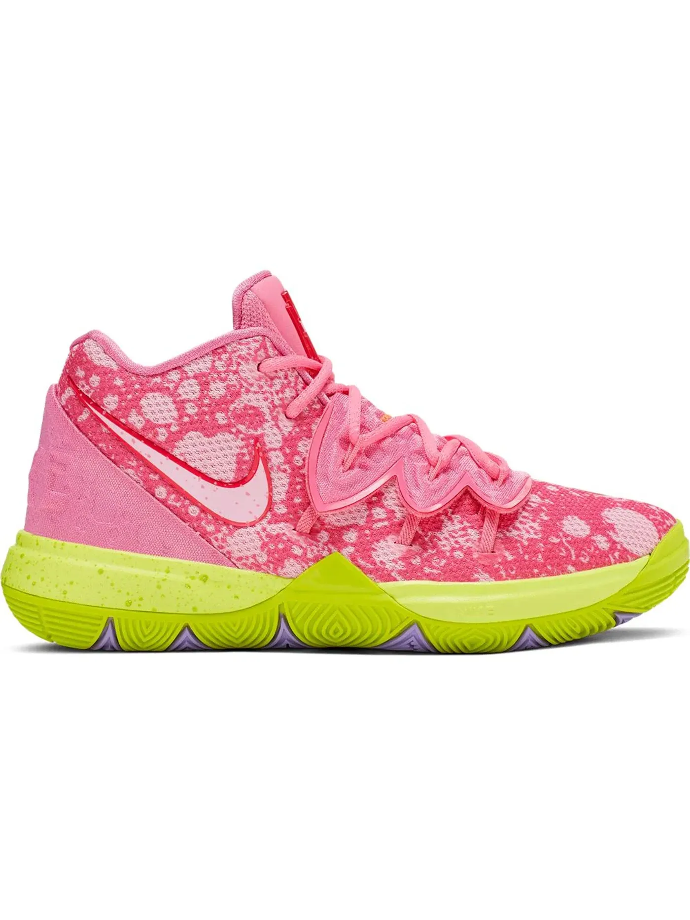 Детские кроссовки для мальчиков с принтом Nike Kyrie 5 Nike — изображение 1 из 1, розовый/красный