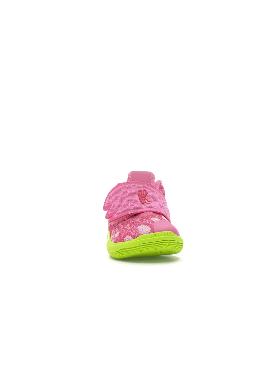 Детские кроссовки для мальчиков с дизайном Nike Kyrie 5 Spongebob Patrick Nike — изображение 2 из 4, розовый/красный