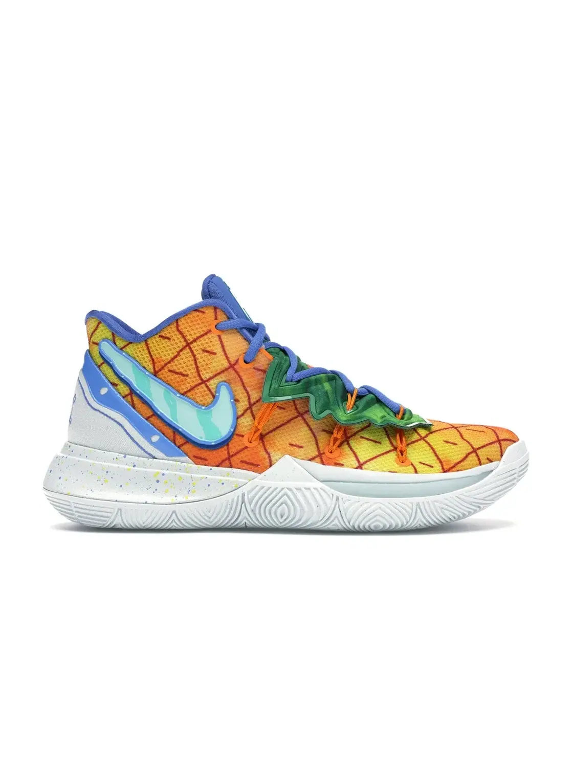 Мужские кроссовки с принтом Nike Kyrie 5 — изображение 1 из 4, оранжевый/зеленый-синий