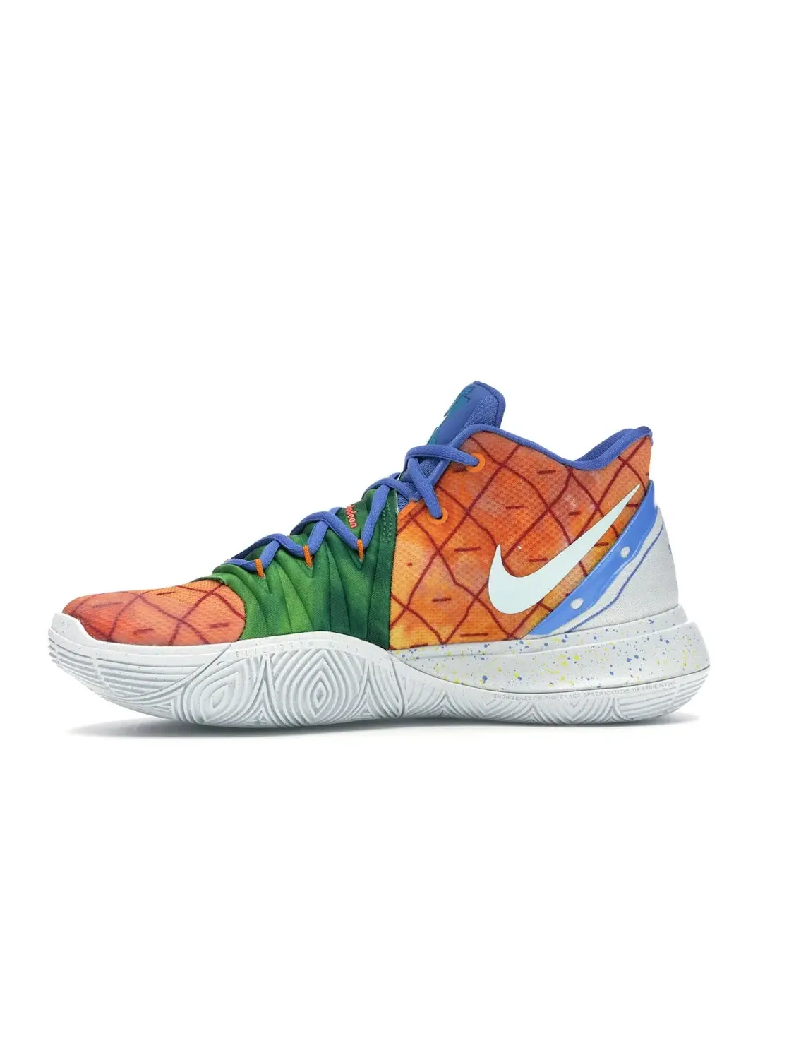 Мужские кроссовки с принтом Nike Kyrie 5 — изображение 3 из 4, оранжевый/зеленый-синий