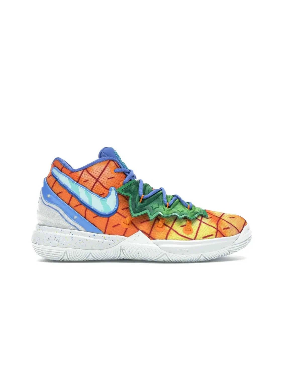 Детские кроссовки с принтом Nike Kyrie 5 SpongeBob Pineapple House Nike — изображение 1 из 4, оранжевый