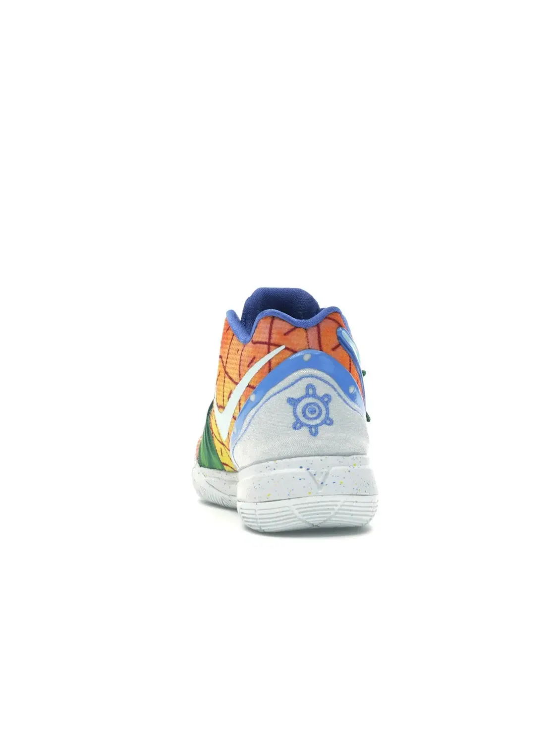 Детские кроссовки с принтом Nike Kyrie 5 SpongeBob Pineapple House Nike — изображение 4 из 4, оранжевый