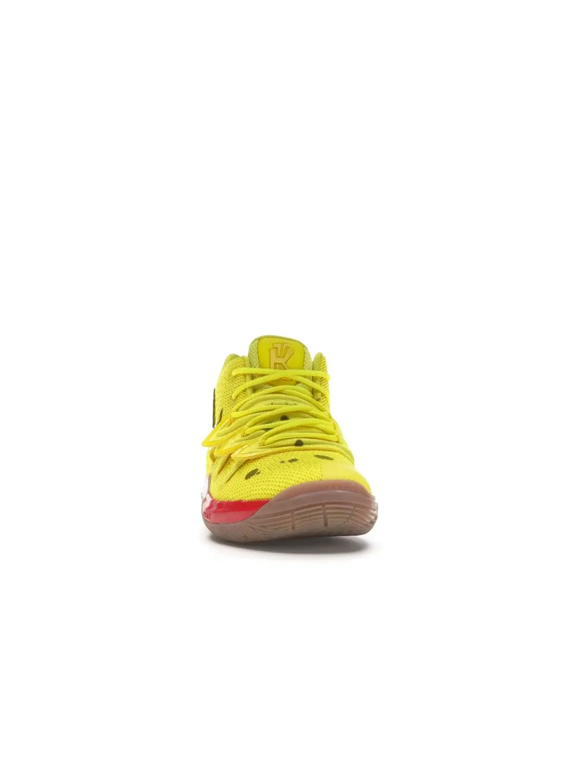 Детские баскетбольные кроссовки с принтом Nike Kyrie 5 Spongebob PS Nike — изображение 2 из 4, желтый/желтый