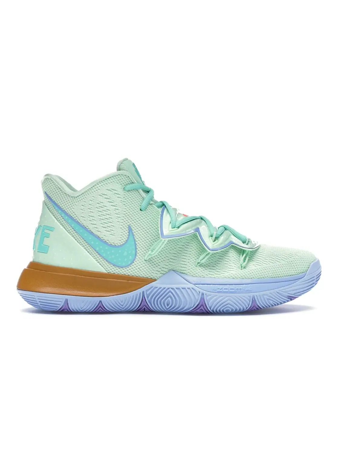 Мужские кроссовки с принтом Squidward Nike Kyrie 5, Frosted Spruce/Aluminum — изображение 1 из 4