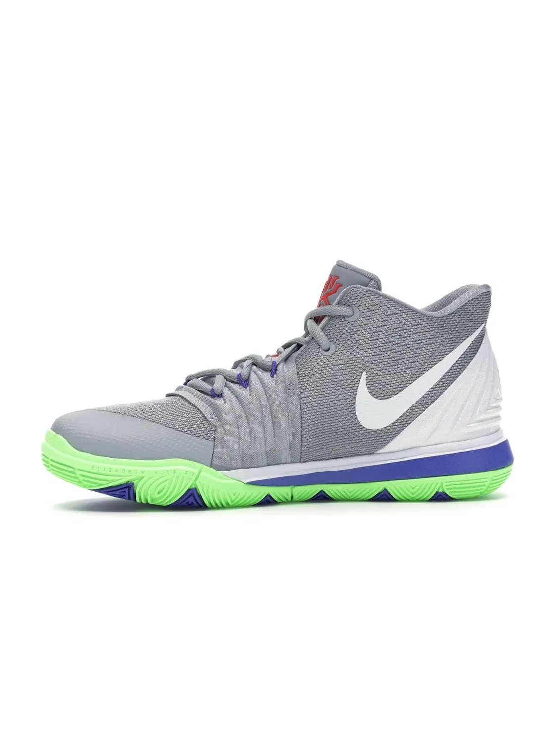 Детские кроссовки для баскетбола Nike Kyrie 5 — изображение 3 из 4, серый/белый