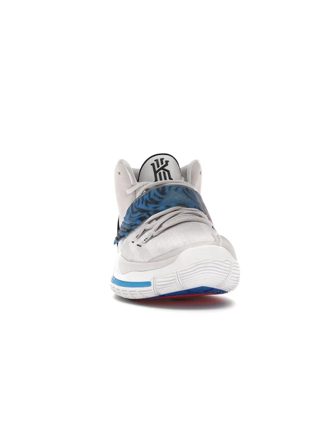Мужские кроссовки для баскетбола с ремешком Nike Kyrie 6 — изображение 2 из 4, серый/черный