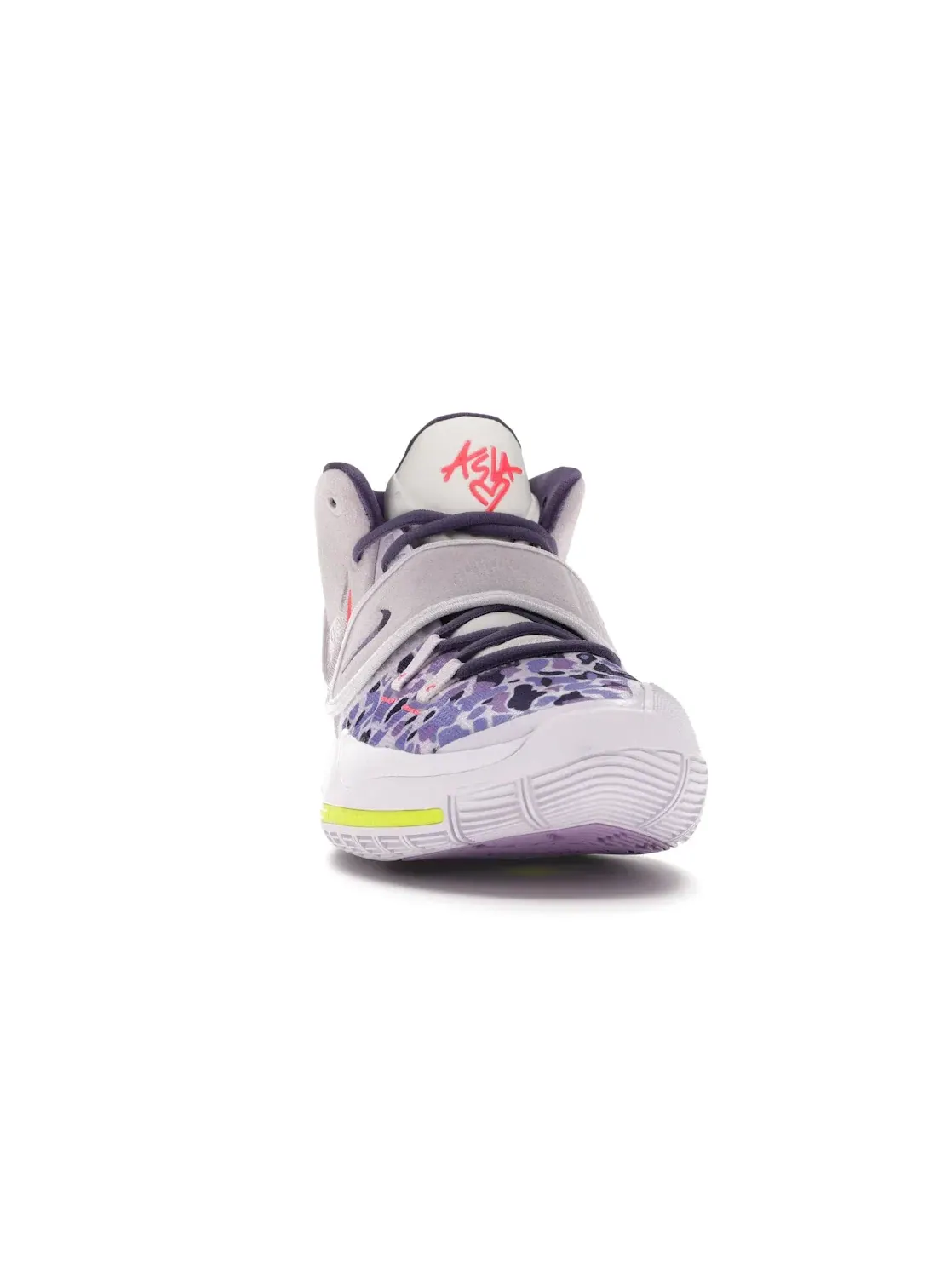 Мужские кроссовки для баскетбола с технологией Zoom Air Nike Kyrie 6 — изображение 2 из 4, серый/фиолетовый-яркий
